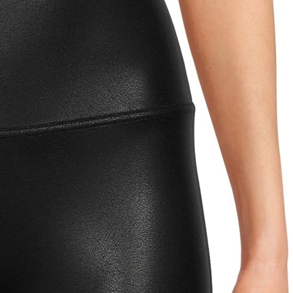 Women's High Rise Stretch Faux Leather Leggings High Waisted XXL 20 - Picture 3 of 7